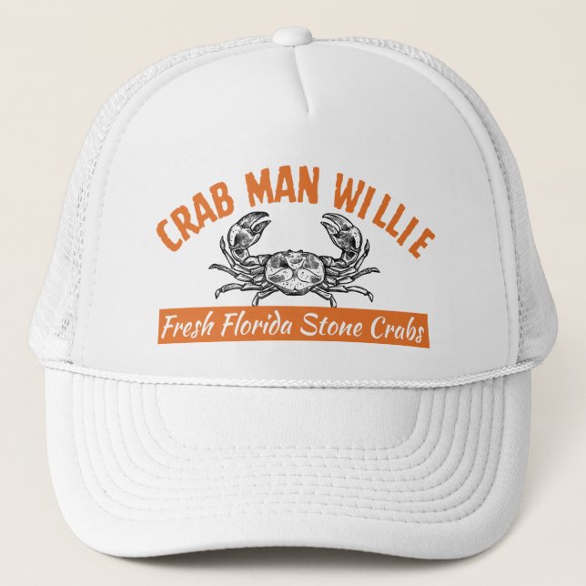 Crab Man Willie - Custom 47 Boné Snap Back de Qual (Frente)
