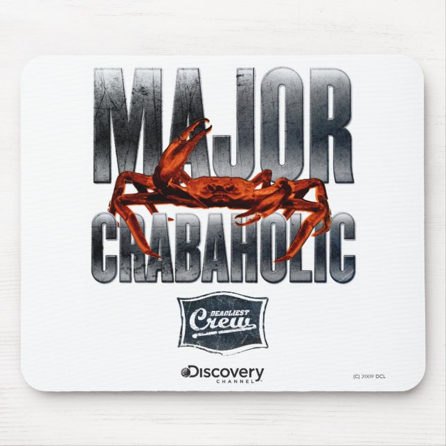 Crabaholic principal Mousepad (Frente)