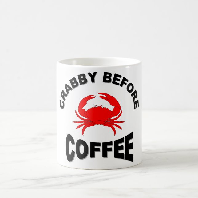 Crabby antes da caneca de café (Centro)