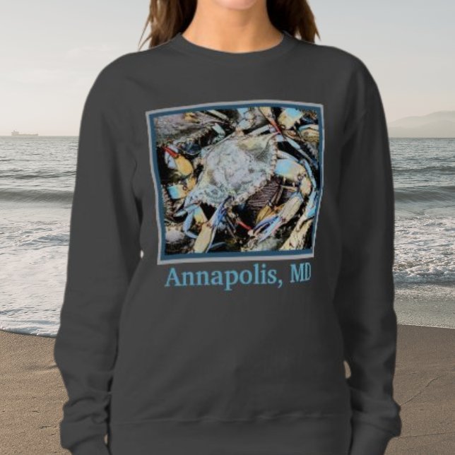 Crabby Crab Annapolis, MD Sweatshirt ou T-Shirt (Criador carregado)