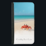 Crabby Mas Cute - Capa de telefone de Slogan Perso<br><div class="desc">Sunshine, Sass, e a quantidade certa de caranguejo. Este cobrir de telefone costeiro apresenta nossa ousada mascote de praia e uma linha de slogan totalmente editável — de "Crabby Mas Cute" a qualquer coisa que a doçura salgada lhe diga. ✦ Texto personalizável - mude ou apague-o ✦ fonte legante parisiense...</div>