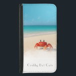 Crabby Mas Cute - Capa de telefone de Slogan Perso<br><div class="desc">Sunshine, Sass, e a quantidade certa de caranguejo. Este cobrir de telefone costeiro apresenta nossa ousada mascote de praia e uma linha de slogan totalmente editável — de "Crabby Mas Cute" a qualquer coisa que a doçura salgada lhe diga. ✦ Texto personalizável - mude ou apague-o ✦ fonte legante parisiense...</div>