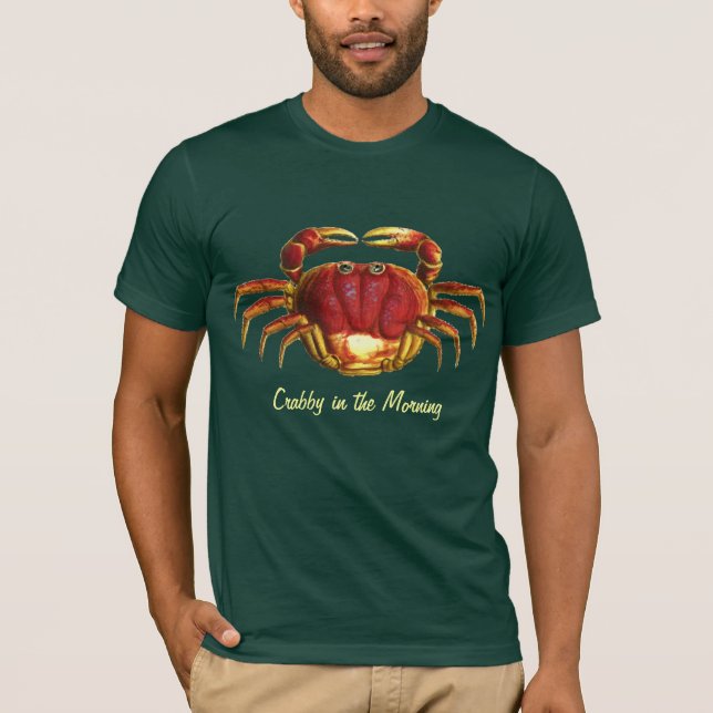 Crabby Morning CRAB T-Shirt (Frente)