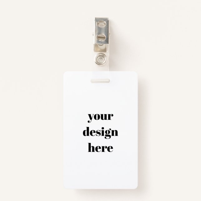 Crachá (Frente com Clipe)