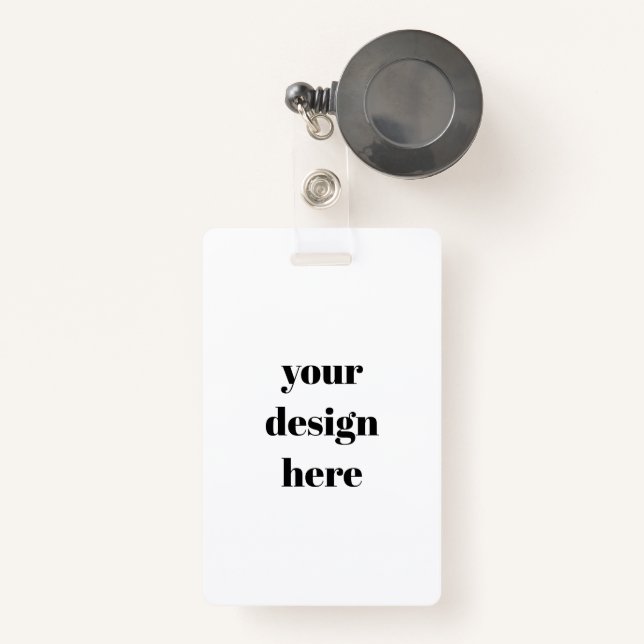 Crachá (Frente com retrátil)