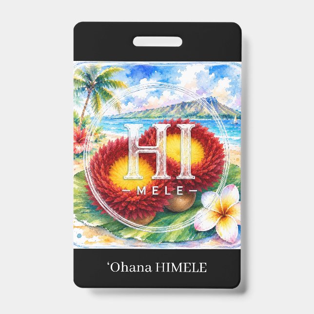 Crachá ʻOhana HIMELE ‘Ulī’ulī (Frente)