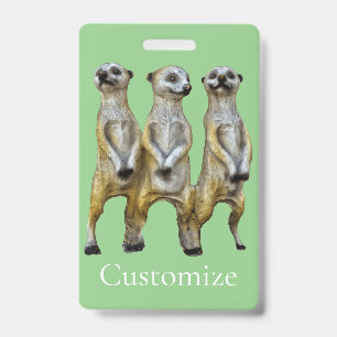 Crachá 3 Meerkats em pé Thunder_Cove