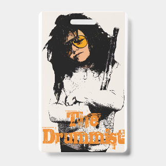 Crachá A microplaqueta Barkhouse é o Drummist. Passagem