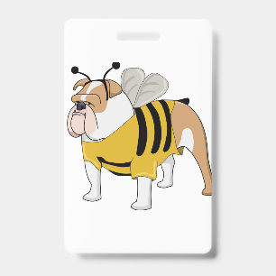 Crachá abelha bulldog
