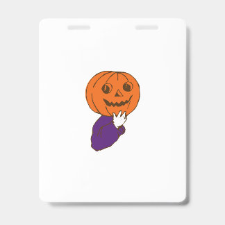Crachá Abóbora de Halloween