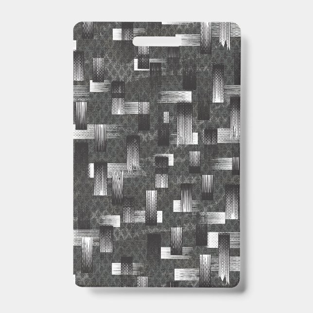 Crachá Abstract Art Artistic Pattern Contemporary Art (Frente)