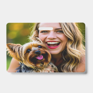 Crachá Adicionar Foto de Yorkshire Terrier Personalizar