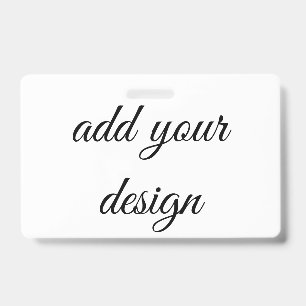 Crachá adicione seu design