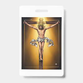 Crachá Albrecht Dürer 1505 distintivo de Cristo na Cruz