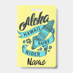 Crachá Aloha Hawaii Surf Rider Thunder_Cove