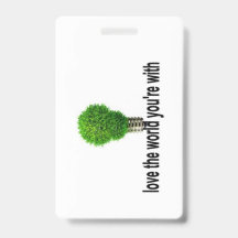 Ame o mundo com o qual você está