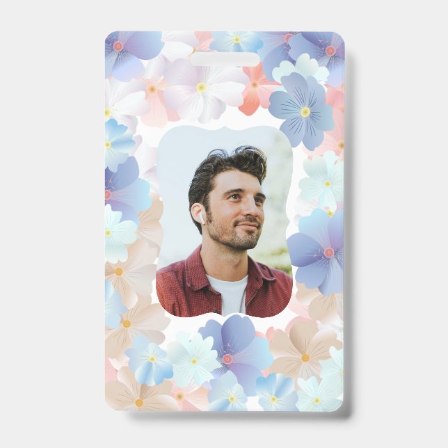 Crachá Amor puro como flor (Front)