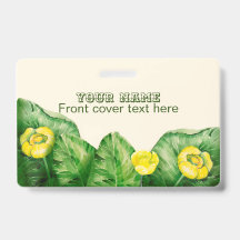 aquarela de lírio-água amarelo