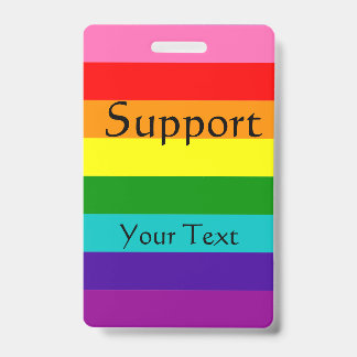 Crachá Arco-íris, Gays e simpatizantes