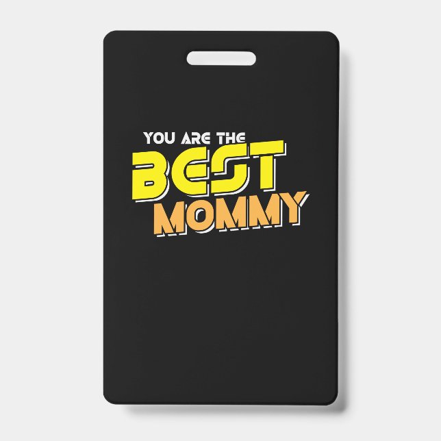 Crachá Arte Materna Você É A Melhor Mamãe (Frente)
