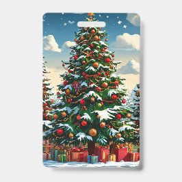 Crachá árvore de Natal