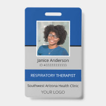 Azul de foto profissional e segurança do funcionár