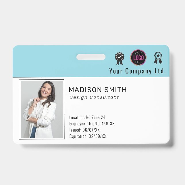 Crachá Ba de Segurança da Empresa Personalizada para ID d (Frente)