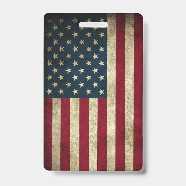 Crachá Bandeira Americana (Frente)