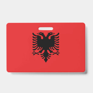 Crachá Bandeira da Albânia