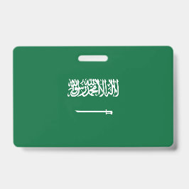 Crachá bandeira da Arábia Saudita