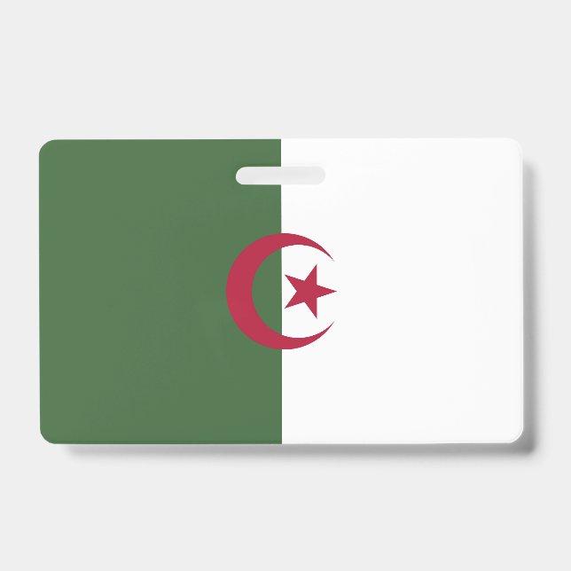 Crachá bandeira da Argélia (Frente)