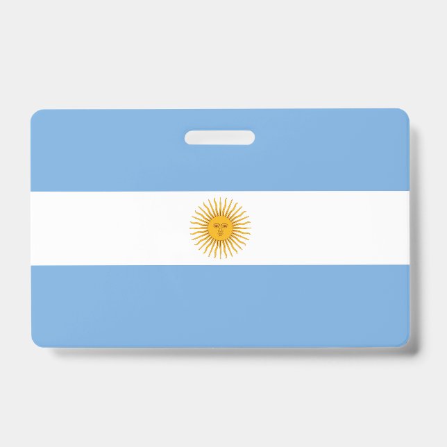 Crachá bandeira da Argentina (Frente)
