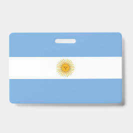Crachá bandeira da Argentina
