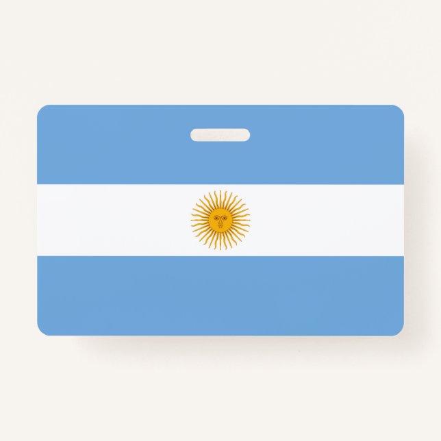Crachá Bandeira da Argentina (Frente)