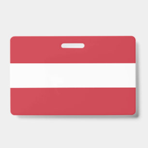 Crachá bandeira da Áustria
