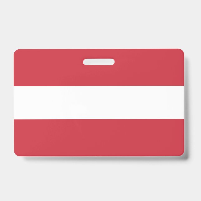 Crachá bandeira da Áustria (Frente)