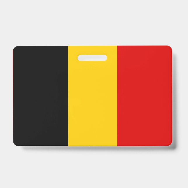 Crachá bandeira da Bélgica (Frente)
