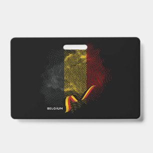 Crachá Bandeira da Bélgica