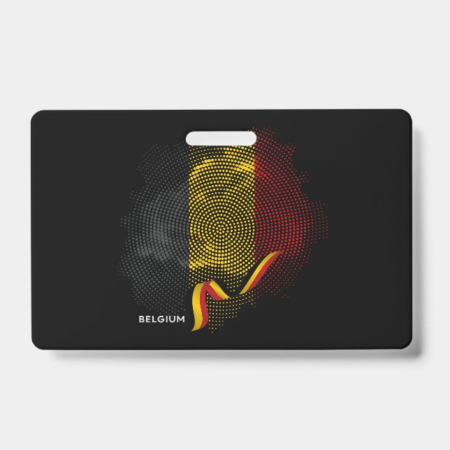 Crachá Bandeira da Bélgica (Frente)
