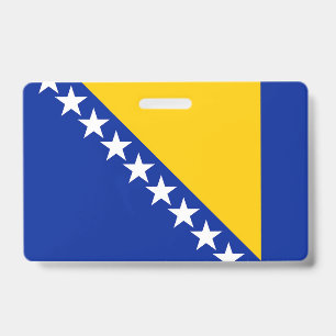 Crachá Bandeira da Bósnia e Herzegovina