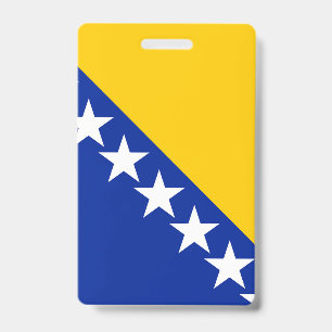 Crachá Bandeira da Bósnia e Herzegovina