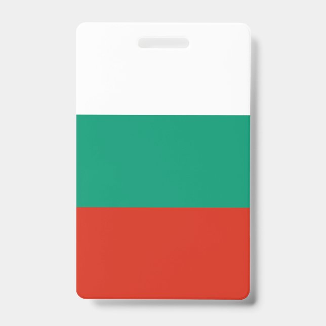Crachá Bandeira da Bulgária (Frente)