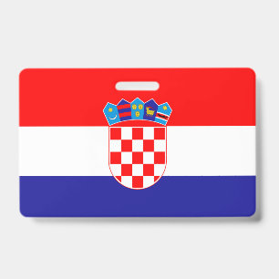 Crachá Bandeira da Croácia