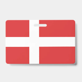 Crachá bandeira da Dinamarca