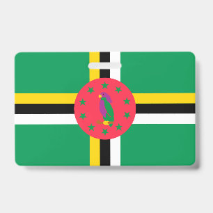 Crachá bandeira da Dominica