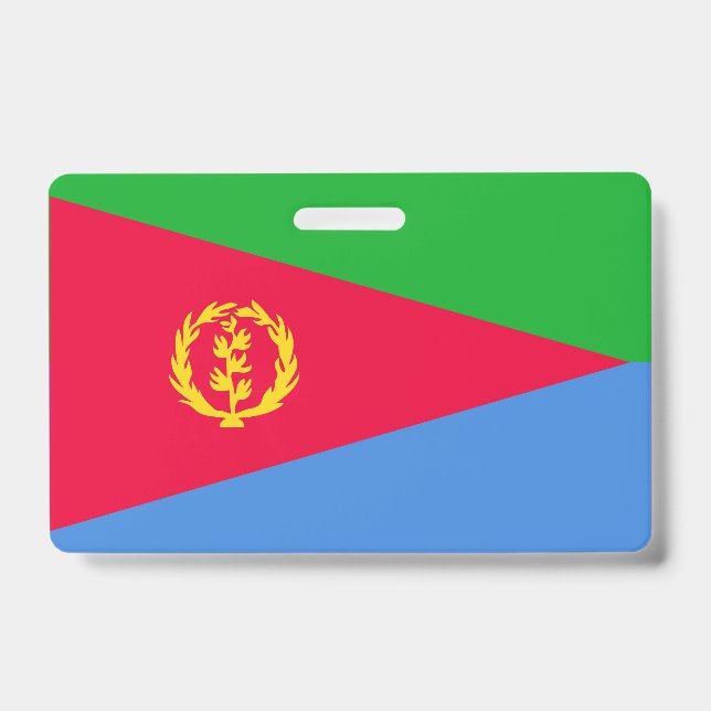 Crachá bandeira da Eritreia (Frente)