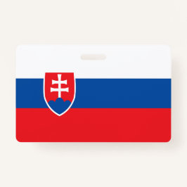 Crachá Bandeira da Eslováquia