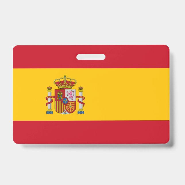Crachá Bandeira da Espanha (Frente)