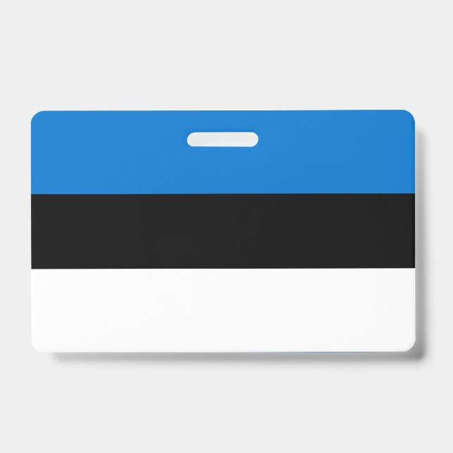 Crachá bandeira da Estônia (Frente)