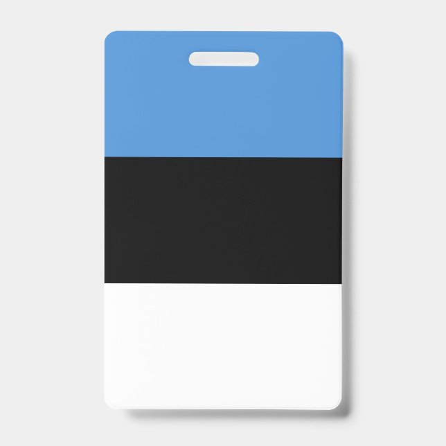 Crachá Bandeira da Estônia (Frente)